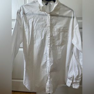 Oversized button down shirt